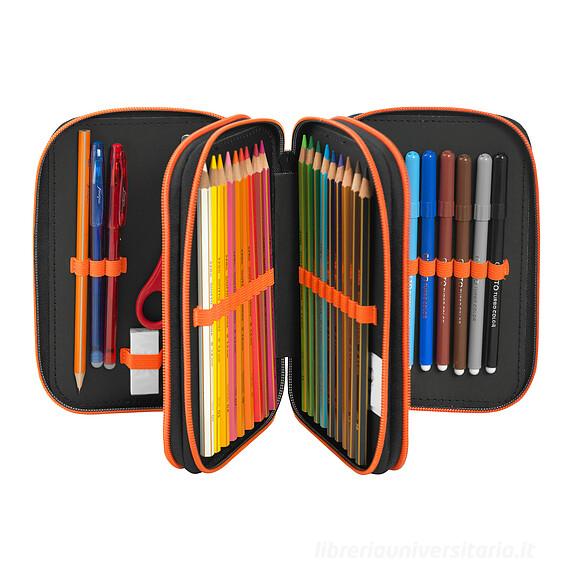 Astuccio 3 Zip Lyon Gamer - Completo di Accessori - Quiscuola