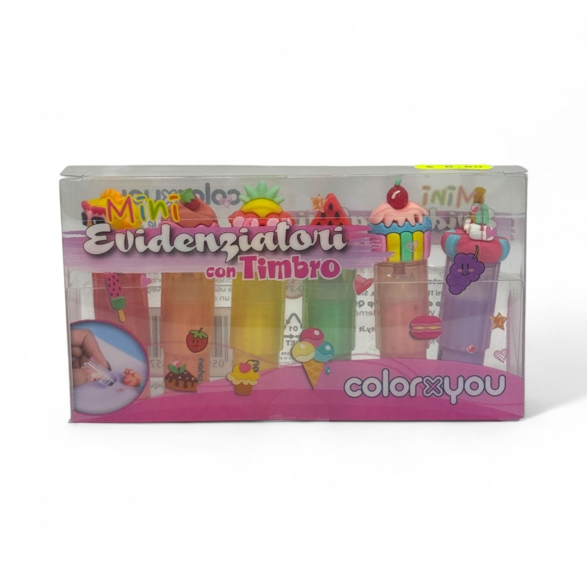 Mini Evidenziatori con Timbro Femminuccia Top Quality - Quiscuola.it – Zaini, Astucci e Diari Scuola