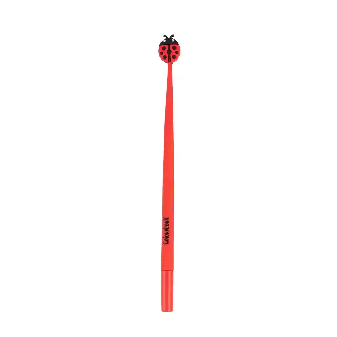 Molly Pen Bug penna gel design Bug inchiostro blu fusto soft touch - Coccinella - foto 4