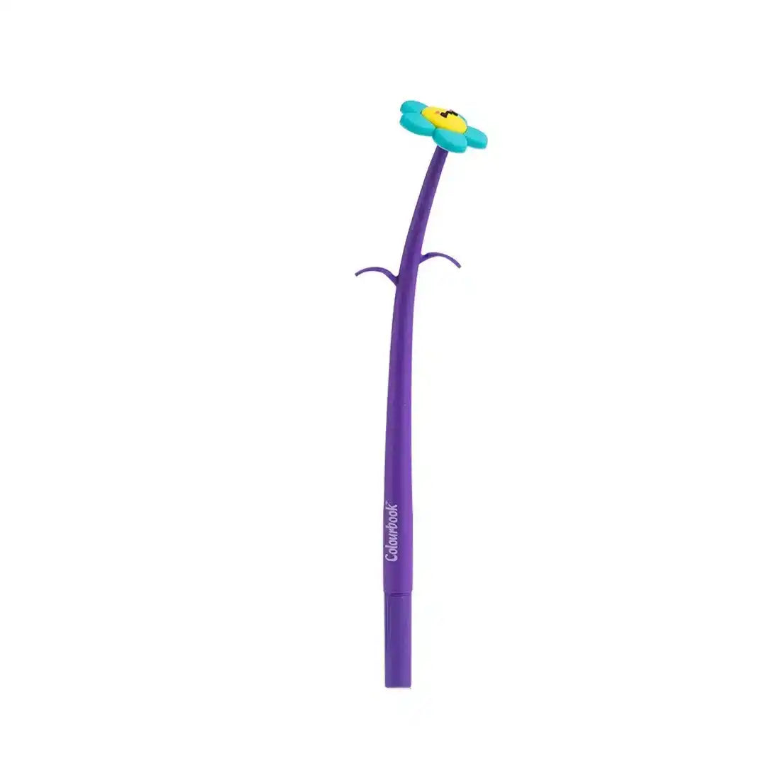 Molly Pen Daisy con maxi margherita colorata e fusto in morbido silicone - Verde - foto 2
