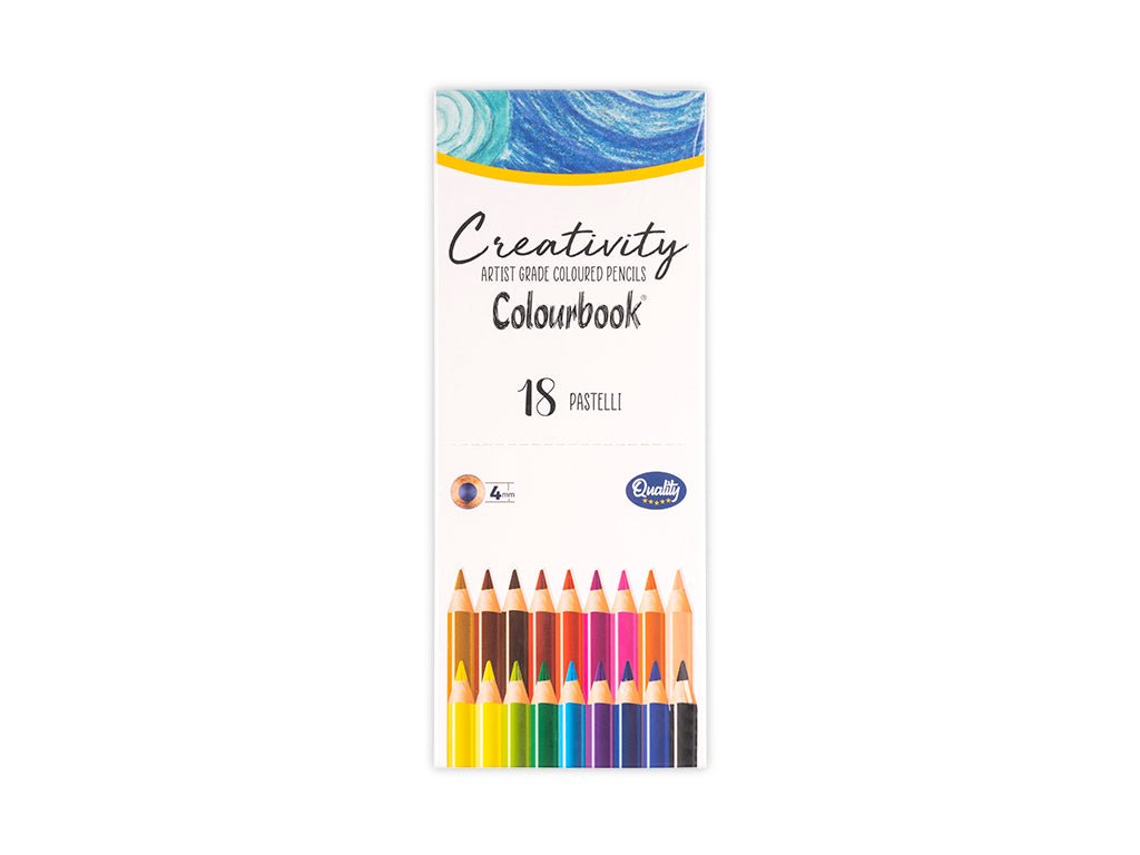 Pastelli Artist Grade Creativity Colourbook – Set da 12,18,24, Pezzi. - Quiscuola