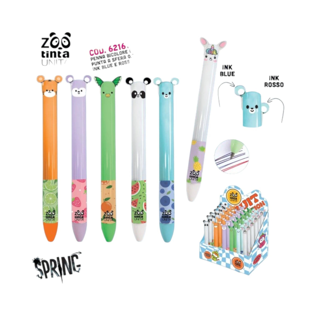 Penna Bicolore TintaUnita Zoo con Orecchie - Quiscuola.it – Zaini, Astucci e Diari Scuola