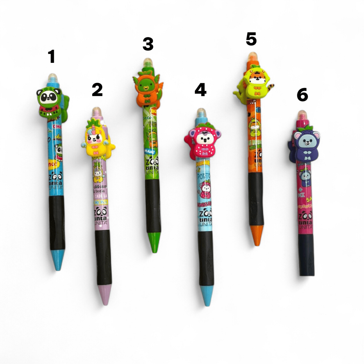 Penna Cancellabile Twist Tinta Unita Zoo Fruit Collection – Gel Blu - Quiscuola.it – Zaini, Astucci e Diari Scuola