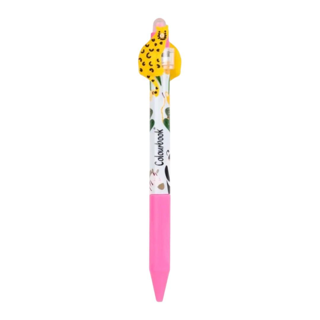 Penna Gel Cancellabile Twist con Topper Animaletti.