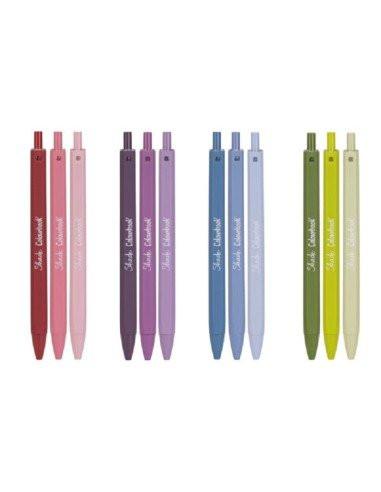 Set 3 Penne a Sfera Shade Colourbook – Inchiostro Blu Salvia - Quiscuola