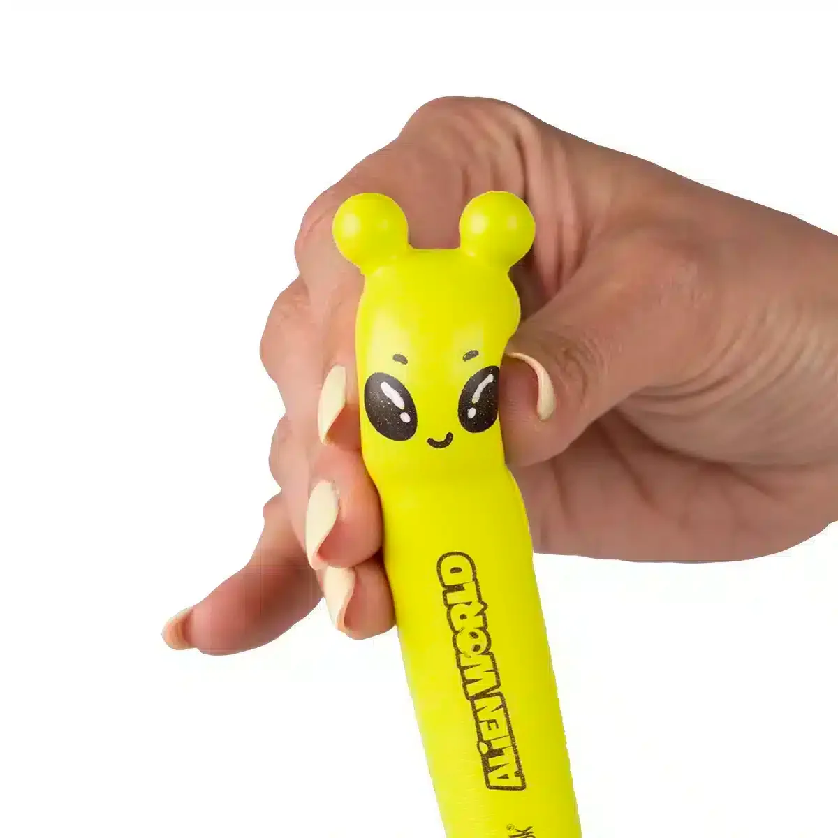 Penna Squishy collezione Alien World con topper morbido antistress - foto 1