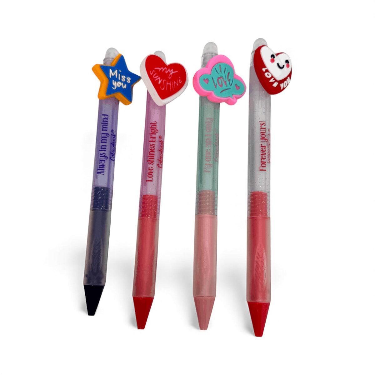Penna Gel Cancellabile Love Pen Colourbook.