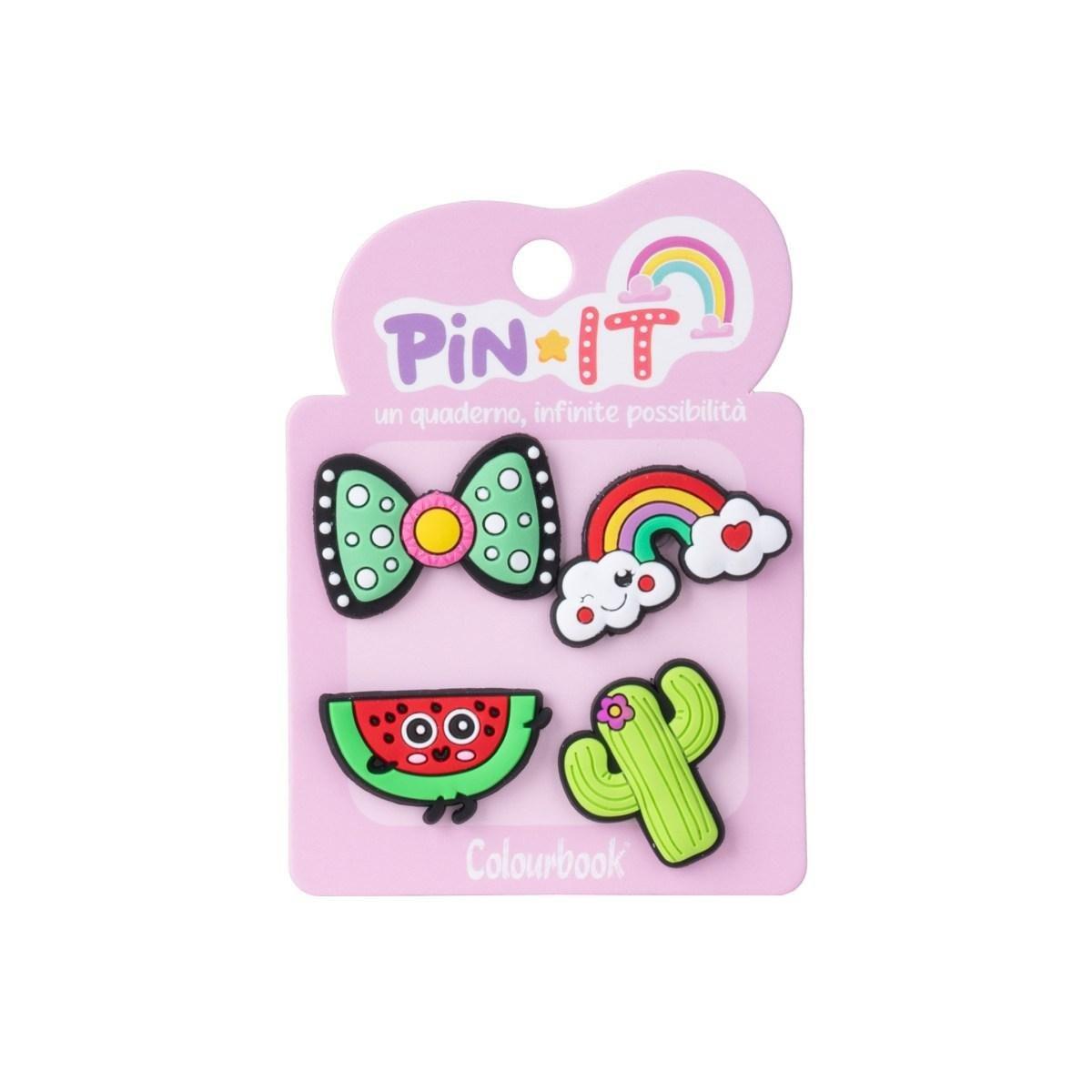 Pin It – Set di Pins per Personalizzare Quaderni Colourbook. - Quiscuola.it – Zaini, Astucci e Diari Scuola