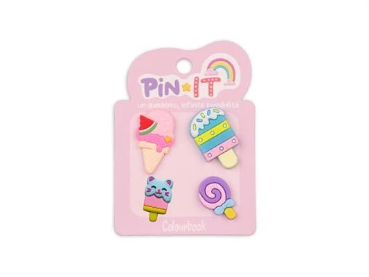 Pin It – Set di Pins per Personalizzare Quaderni Colourbook. - Quiscuola.it – Zaini, Astucci e Diari Scuola