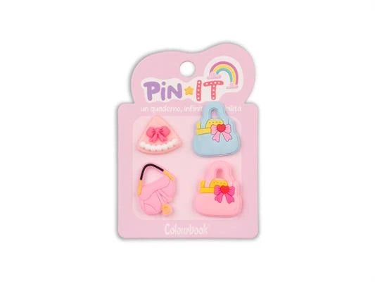 Pin It – Set di Pins per Personalizzare Quaderni Colourbook. - Quiscuola.it – Zaini, Astucci e Diari Scuola