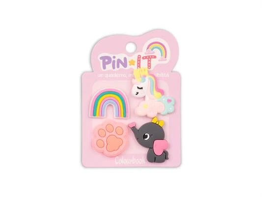 Pin It – Set di Pins per Personalizzare Quaderni Colourbook. - Quiscuola.it – Zaini, Astucci e Diari Scuola