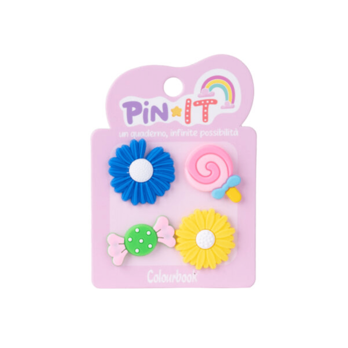 Pin It – Set di Pins per Personalizzare Quaderni Colourbook. - Quiscuola.it – Zaini, Astucci e Diari Scuola