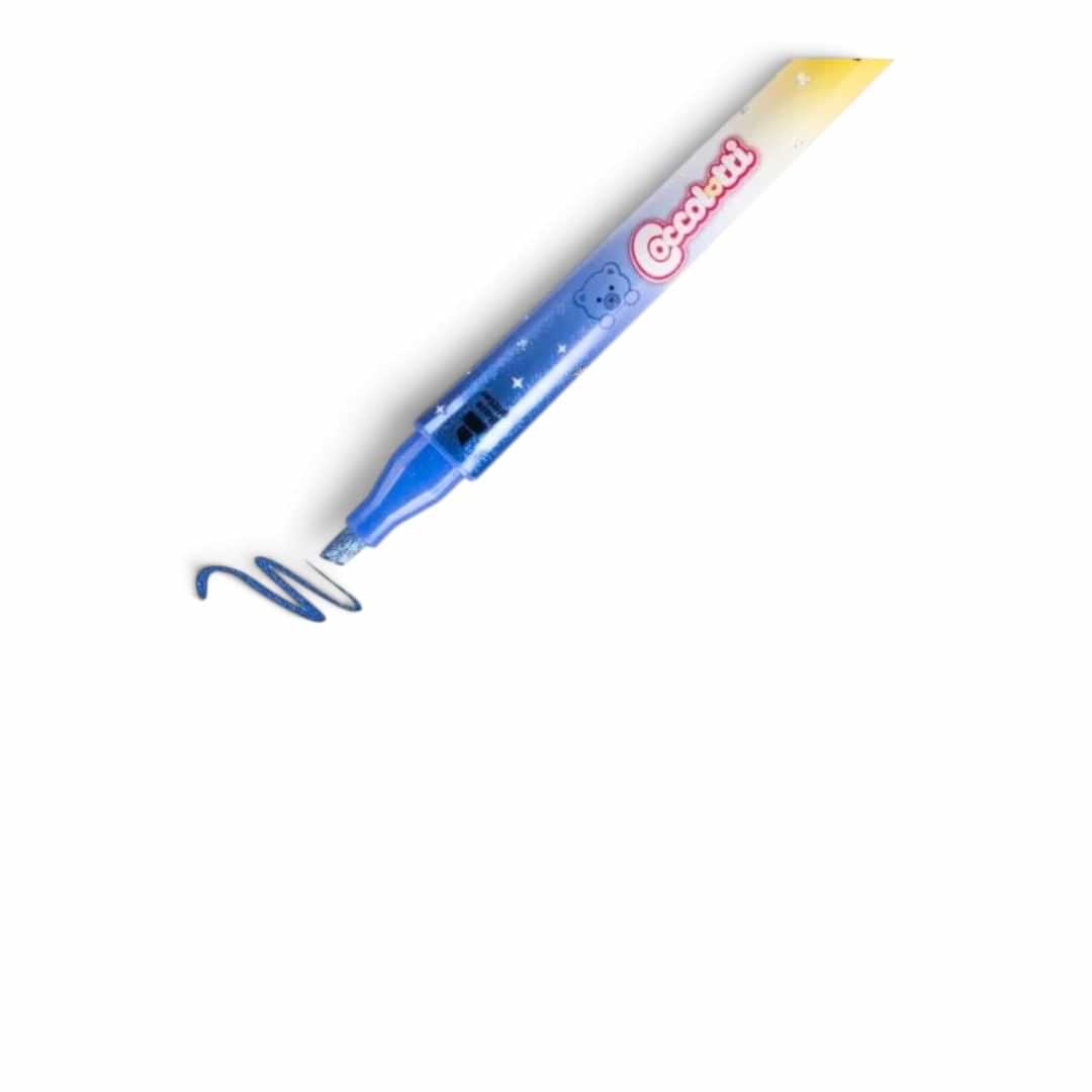 Quiscuola.it – Zaini, Astucci e Diari Scuola Coccolotti duo tone glitter highlighter pen with blue ink