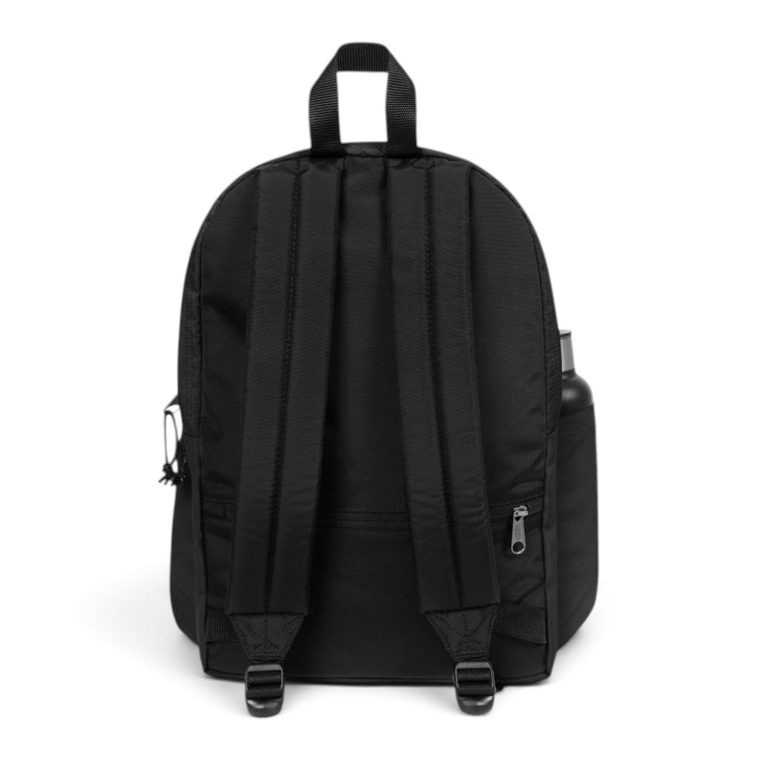 Quiscuola.it – Zaini, Astucci e Diari Scuola Eastpak Day Office black backpack, rear view with padded shoulder straps.