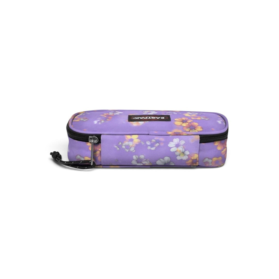 Quiscuola.it – Zaini, Astucci e Diari Scuola Eastpak Oval pencil case in lilac floral polyester with zip closure