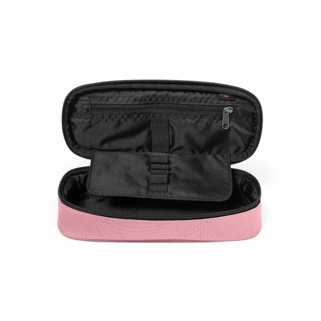 Quiscuola.it – Zaini, Astucci e Diari Scuola Eastpak Oval Single pencil case in pastel pink with black interior