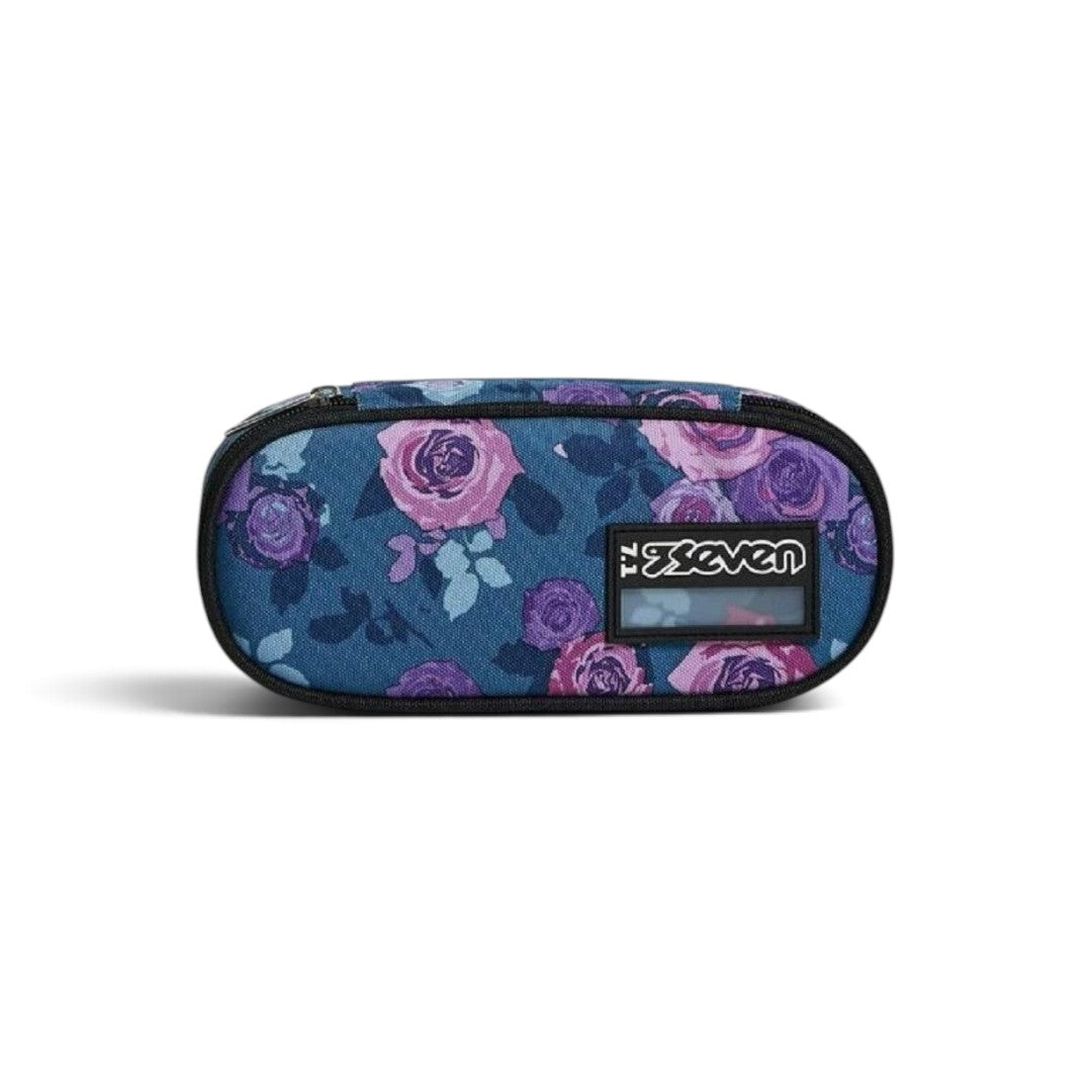 Quiscuola.it – Zaini, Astucci e Diari Scuola Round Plus GRS Freethink Girl pencil case with purple floral print