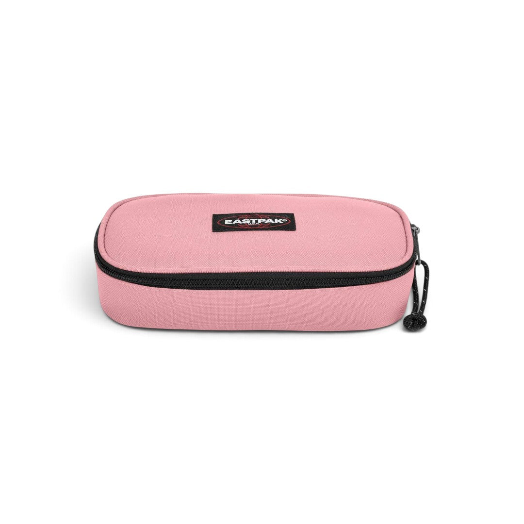 Quiscuola.it – Zaini, Astucci e Diari Scuola pastel pink Eastpak Oval Single pencil case with black zipper