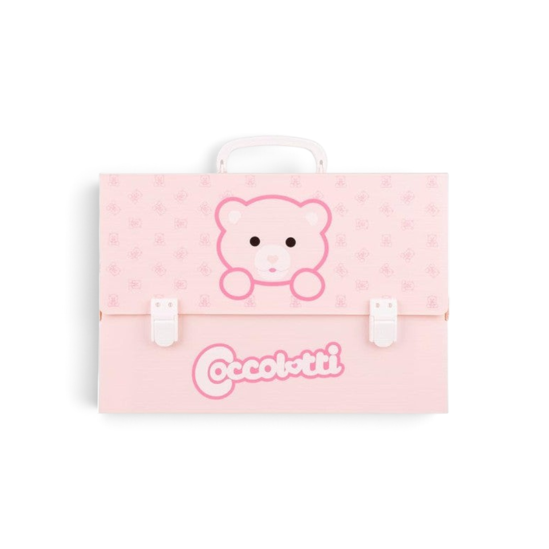 Quiscuola.it – Zaini, Astucci e Diari Scuola pink polionda art portfolio case with Coccolotti bear print and handle