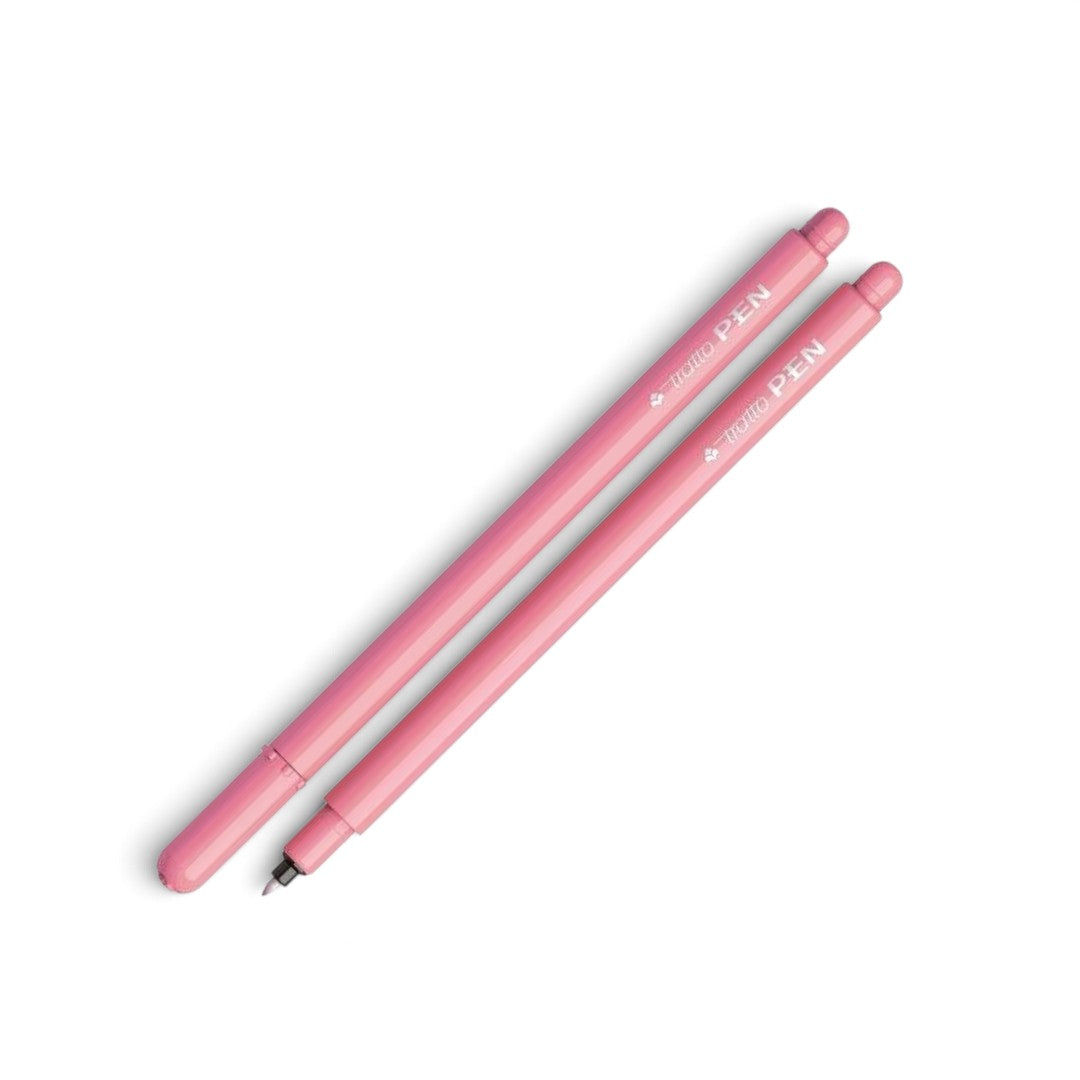 Two pink Quiscuola.it – Zaini, Astucci e Diari Scuola Tratto Pen felt-tip pens with 0.5 mm synthetic tips