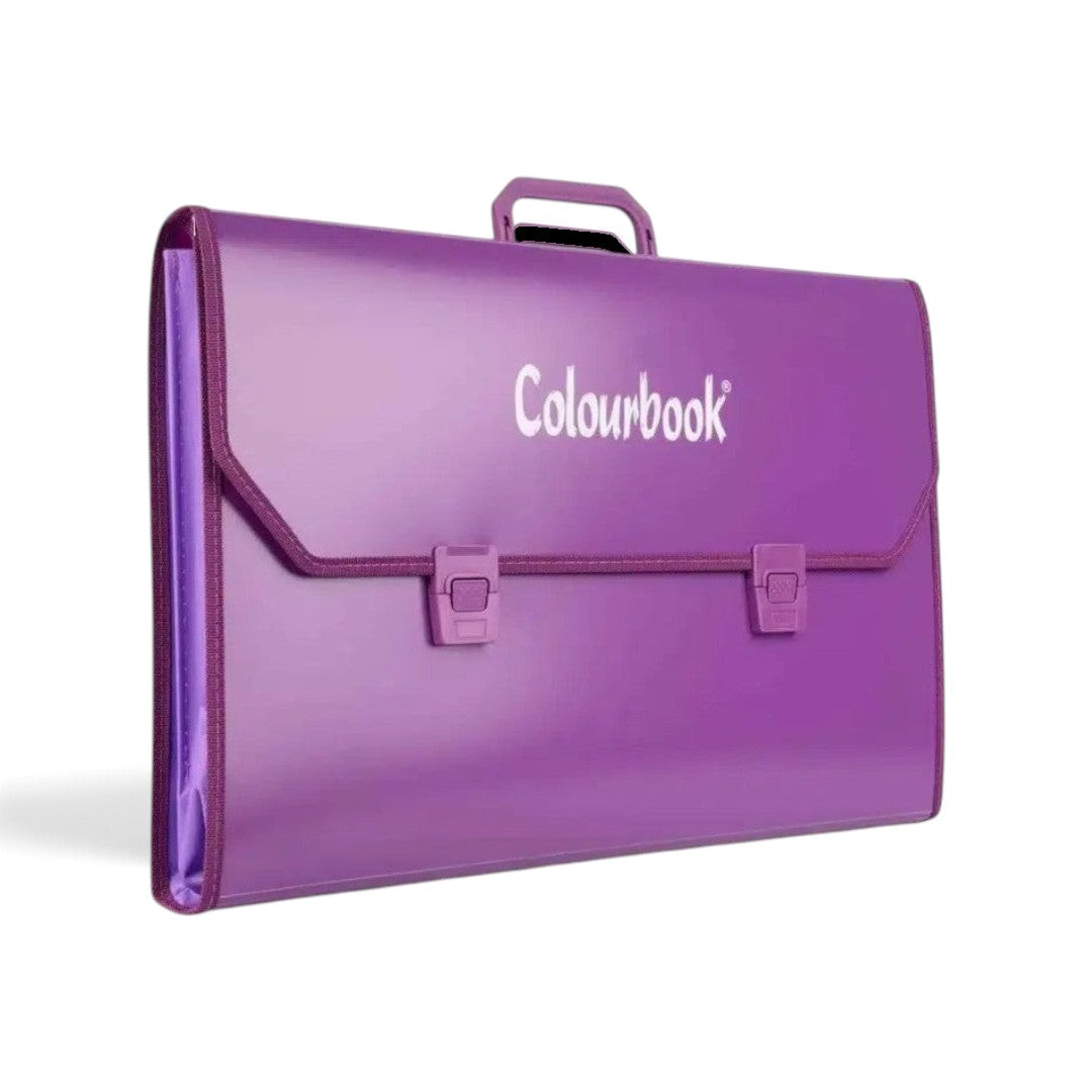Quiscuola.it – Zaini, Astucci e Diari Scuola Colourbook Wild purple PPL document briefcase with handle and clips