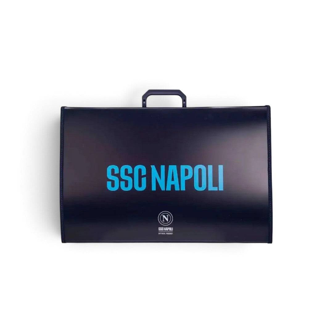 Quiscuola.it – Zaini, Astucci e Diari Scuola SSC Napoli art portfolio case in dark blue with light blue logo