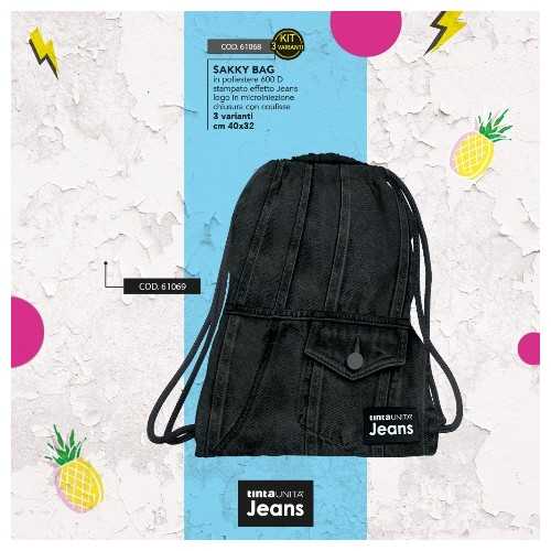 Sacca Sakky Bag Tinta Unita – Vari Modelli Colorati e Comodi - Quiscuola