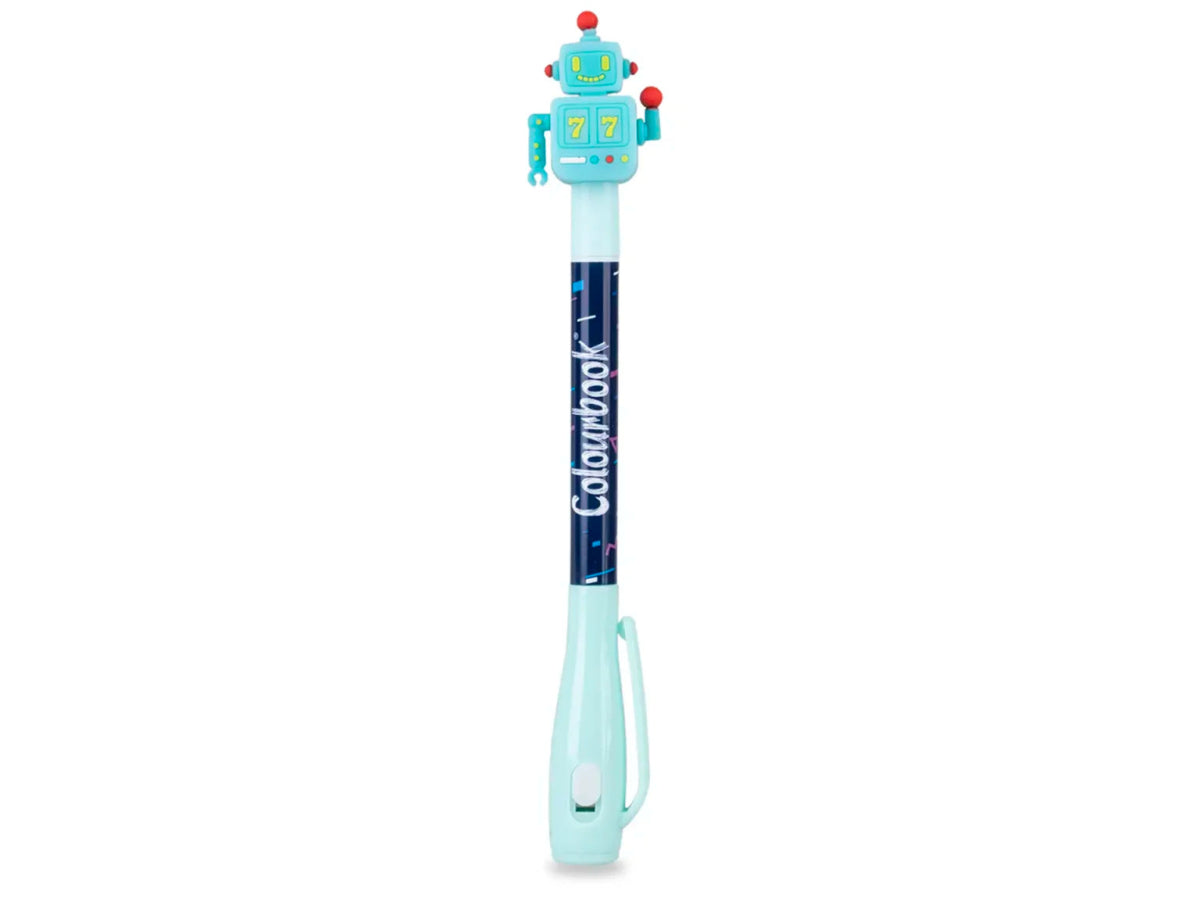 Secret Pen Robot con Inchiostro Invisibile e Torcia UV - Quiscuola