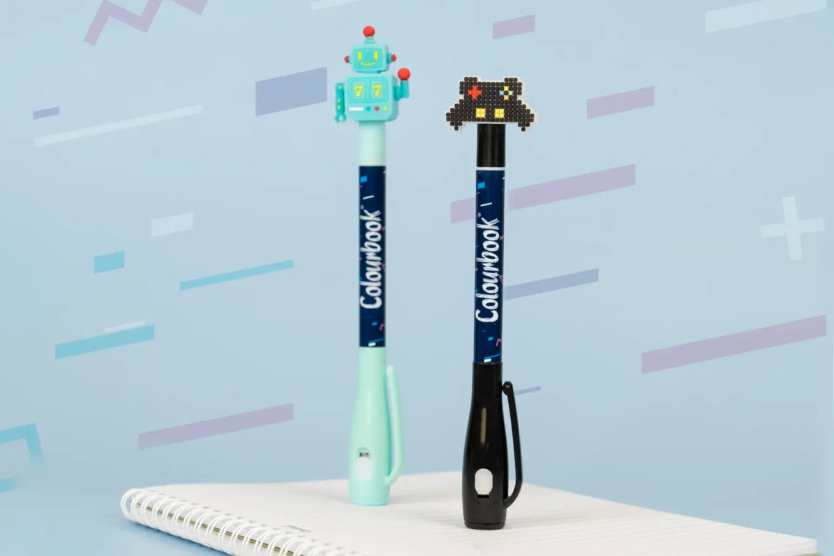 Secret Pen Robot con Inchiostro Invisibile e Torcia UV - Quiscuola