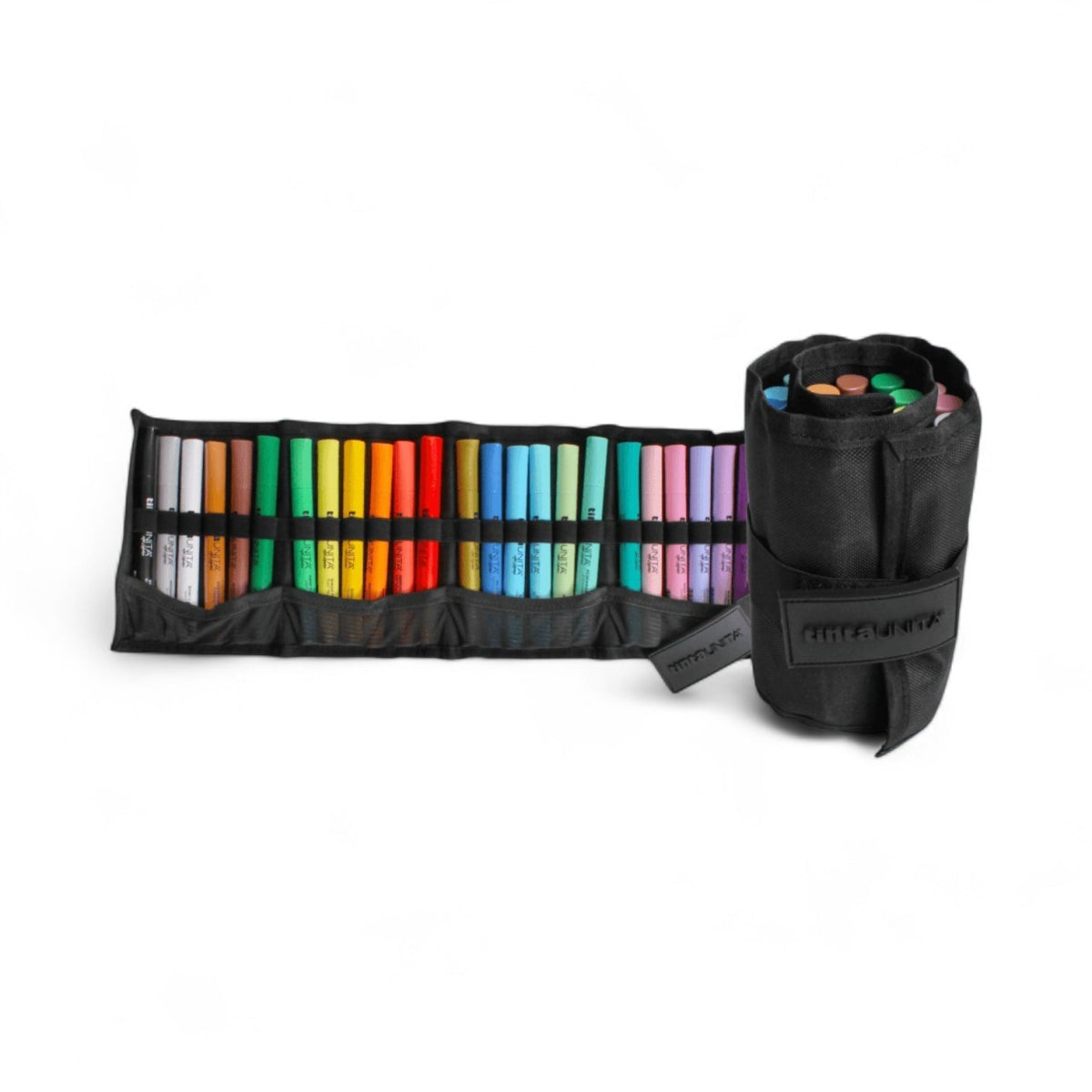 Set 24 pennarelli acrilici Tinta Unita Art Marker con astuccio in rotolo - Quiscuola.it – Zaini, Astucci e Diari Scuola