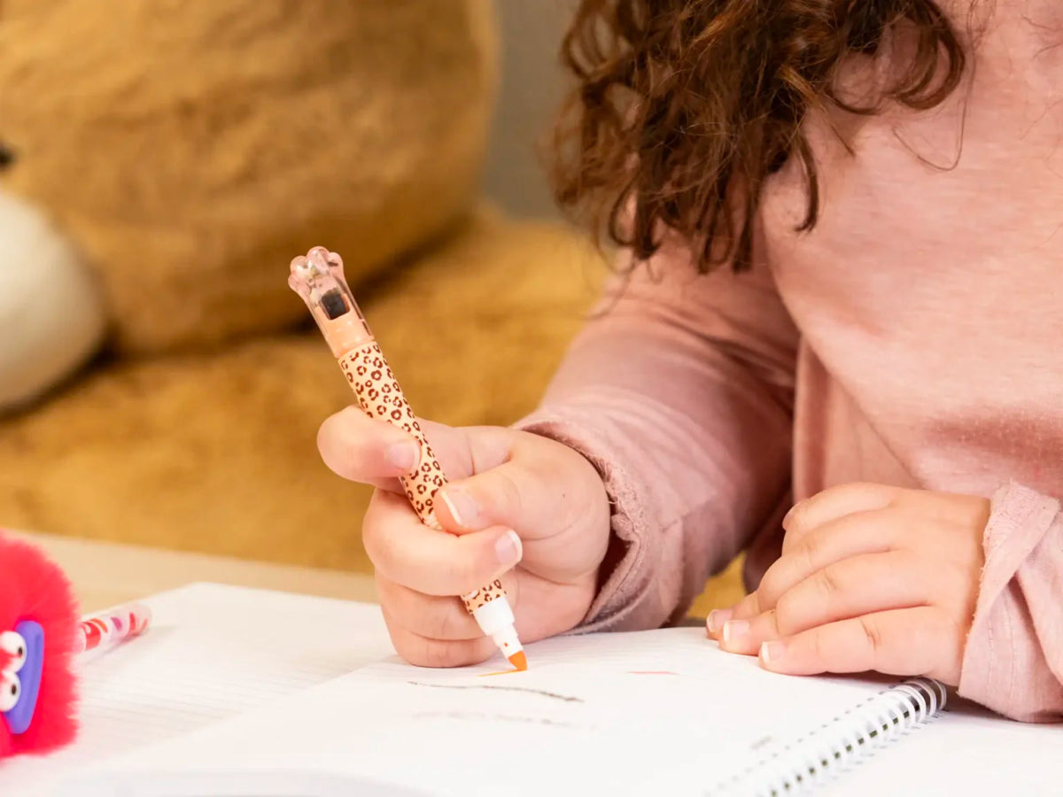 Set 3 Evidenziatori con Timbro Gleam Wild – Colourbook - Quiscuola