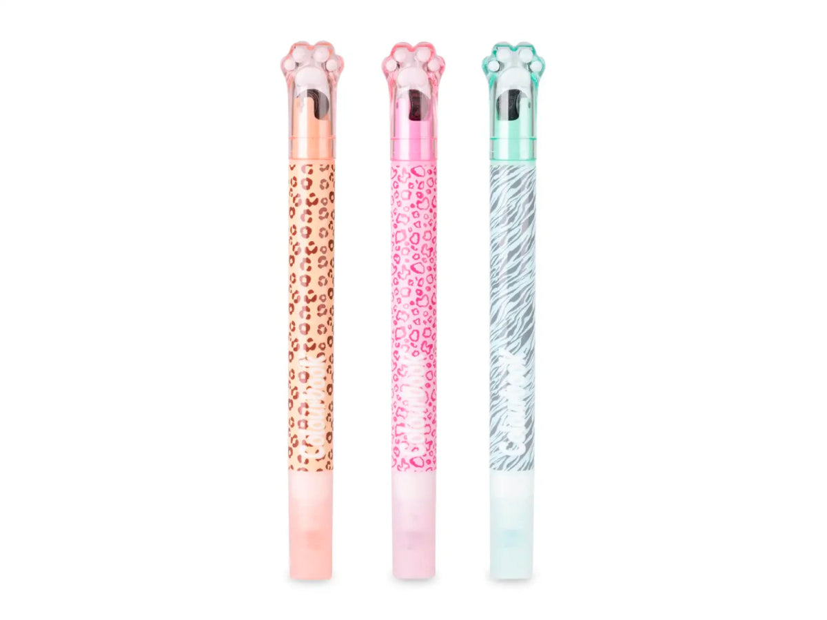 Set 3 Evidenziatori con Timbro Gleam Wild – Colourbook - Quiscuola