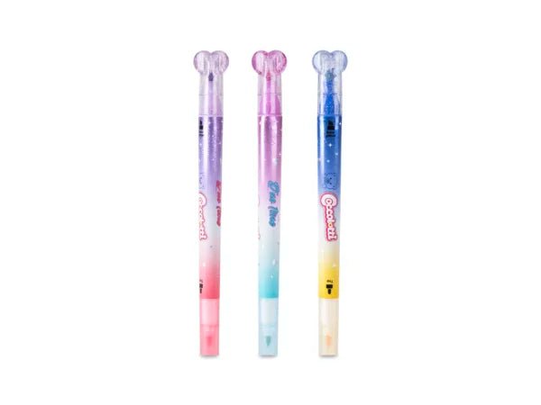 Set 3 Evidenziatori Duo Tone Coccolotti Doppia Punta - Quiscuola.it – Zaini, Astucci e Diari Scuola