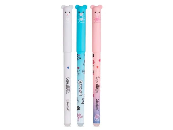 Set 3 Penne Cancellotte Coccolotti Gel Cancellabili - Quiscuola.it – Zaini, Astucci e Diari Scuola