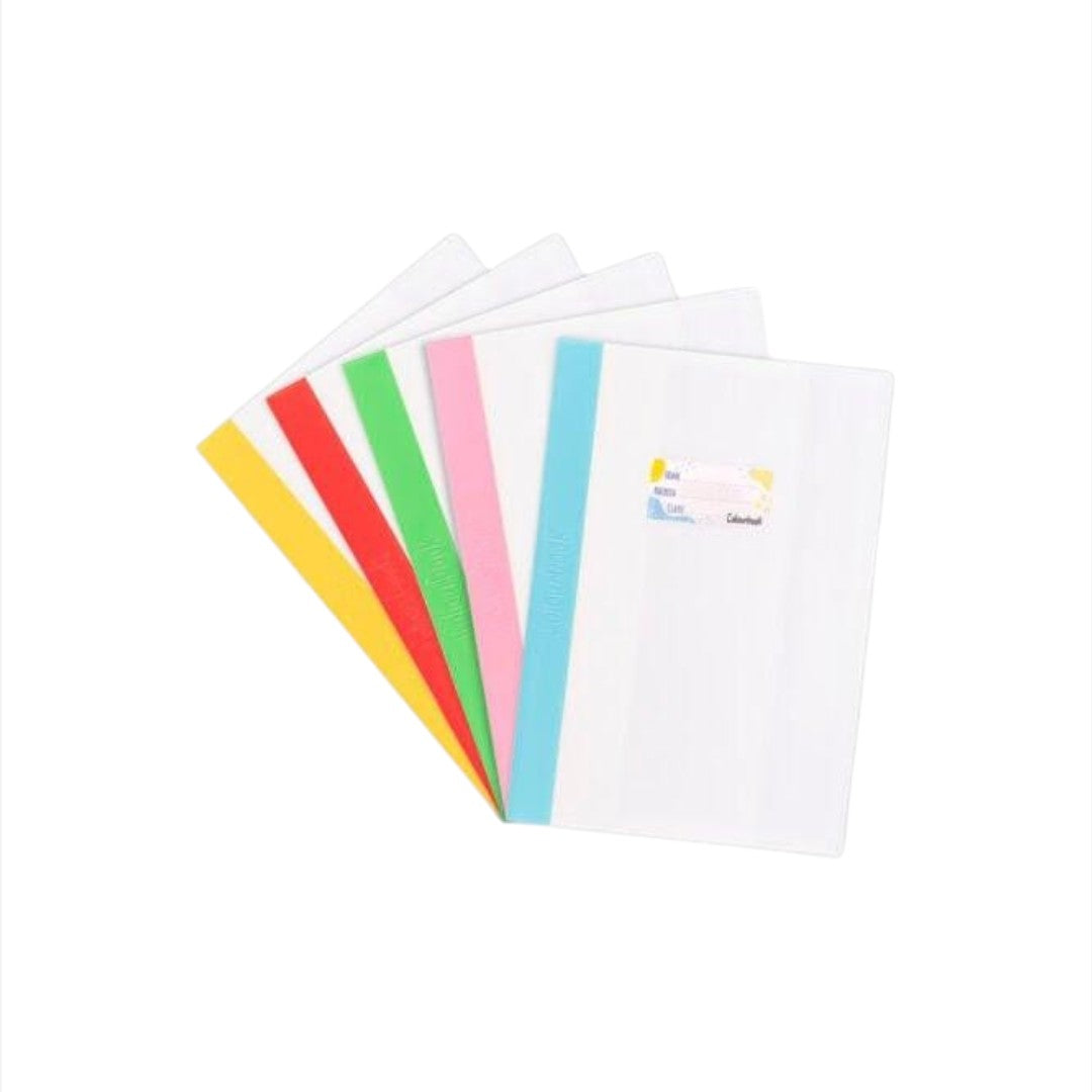 Set di copriquaderni trasparenti, protezione perfetta per i tuoi quaderni colorati e scolastici.