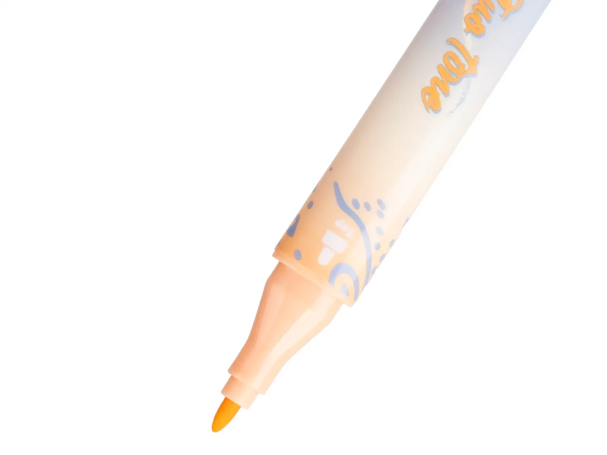 Set 6 Evidenziatori Doppia Punta Duotone – Colori Brillanti - Quiscuola