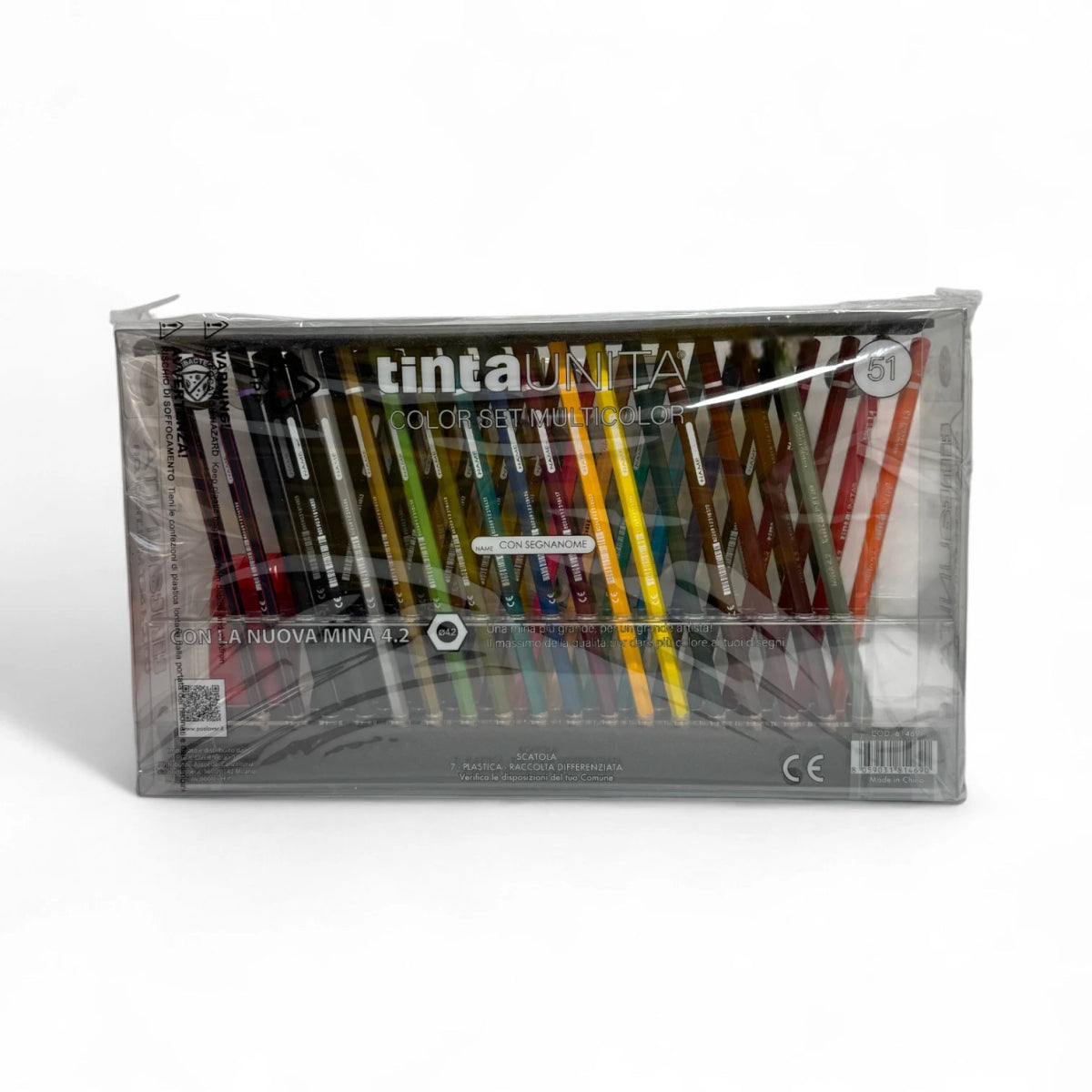 Set da Disegno TintaUnita 52 Pezzi con Pastelli 4.2mm e Accessori - Quiscuola.it – Zaini, Astucci e Diari Scuola