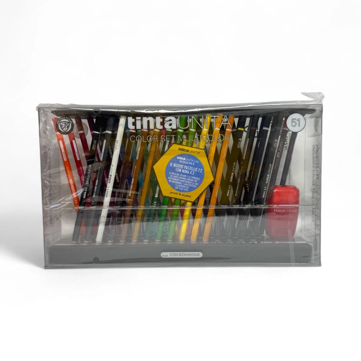 Set da Disegno TintaUnita 52 Pezzi con Pastelli 4.2mm e Accessori - Quiscuola.it – Zaini, Astucci e Diari Scuola