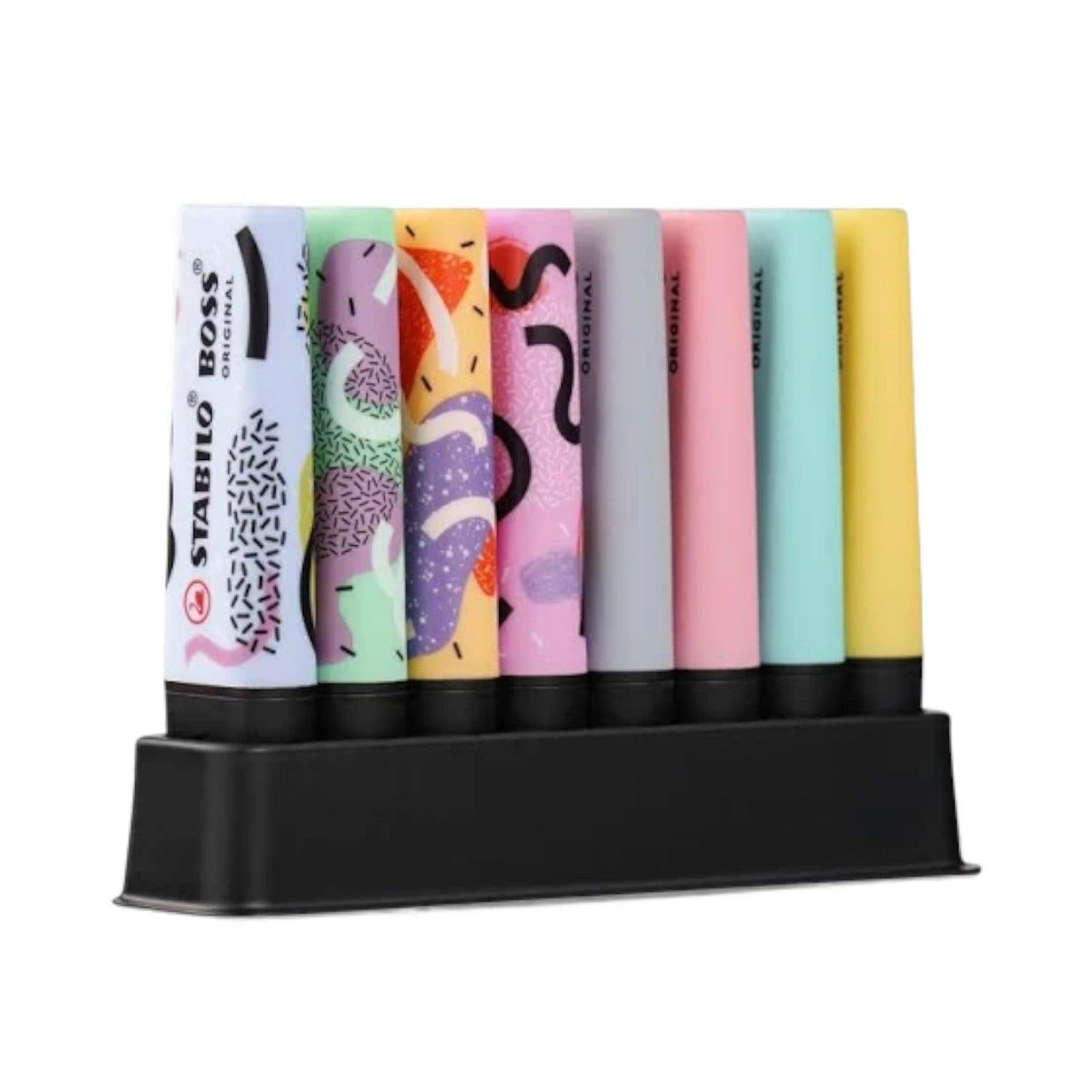 Set 8 Evidenziatori Stabilo Boss Original – Colori Intensi e Duraturi.