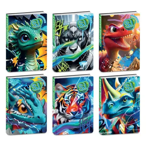 Sj Gang Animali Boy Diario Agenda 10 Mesi Datato SEVEN