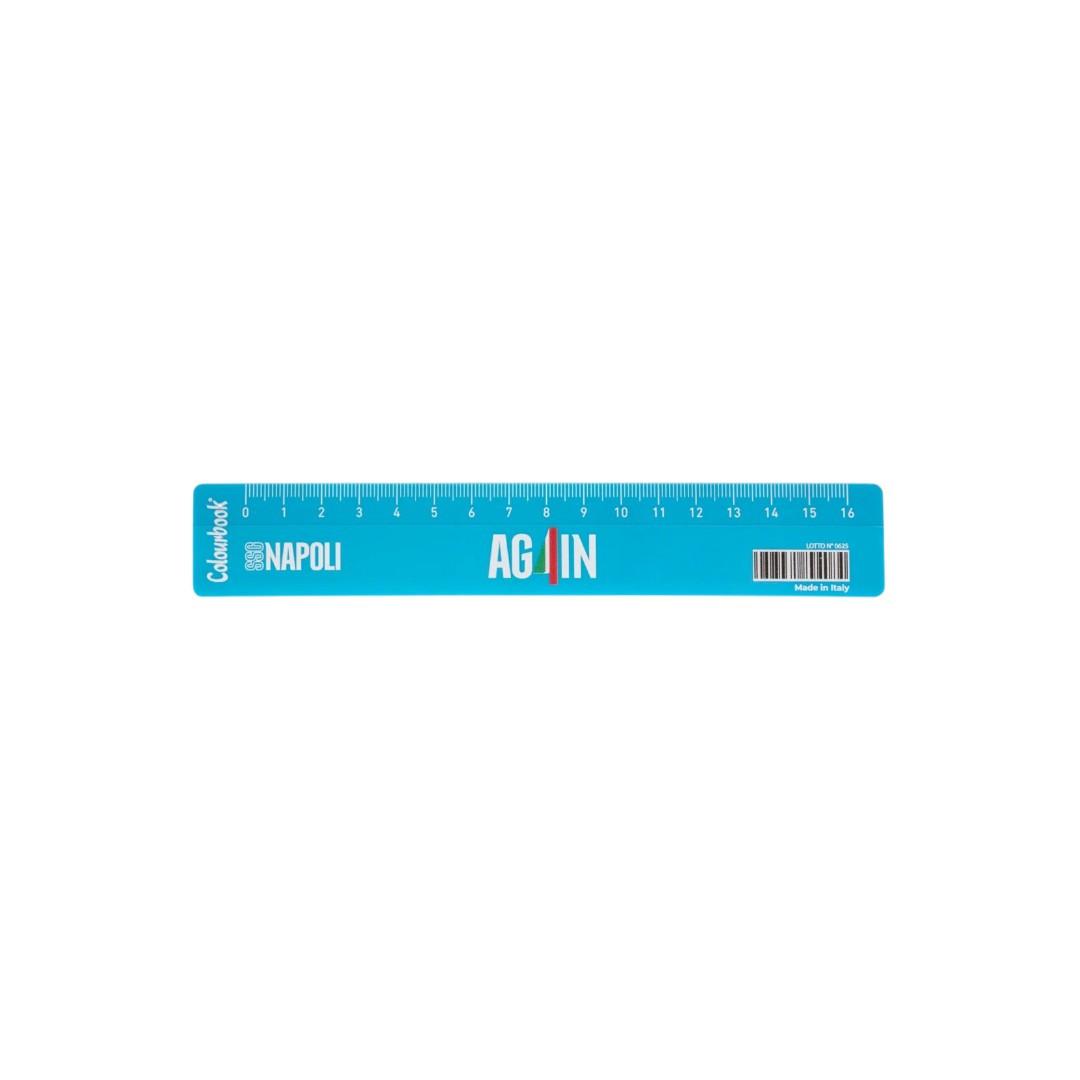 SSC Napoli Righello 16 cm Again Colourbook.