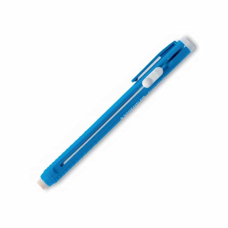 Staedtler Mars Plastic portagomma penna con gomma bianca a scorrimento