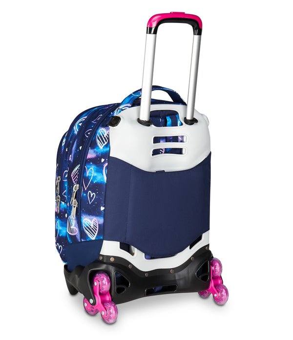 Trolley Jack Seven 3 Ruote Detach Gloomy Heart – Zaino e Trolley 3 in 1 - Quiscuola.it – Zaini, Astucci e Diari Scuola