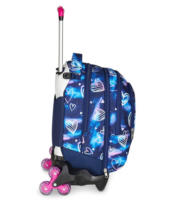 Trolley Jack Seven 3 Ruote Detach Gloomy Heart – Zaino e Trolley 3 in 1 - Quiscuola.it – Zaini, Astucci e Diari Scuola
