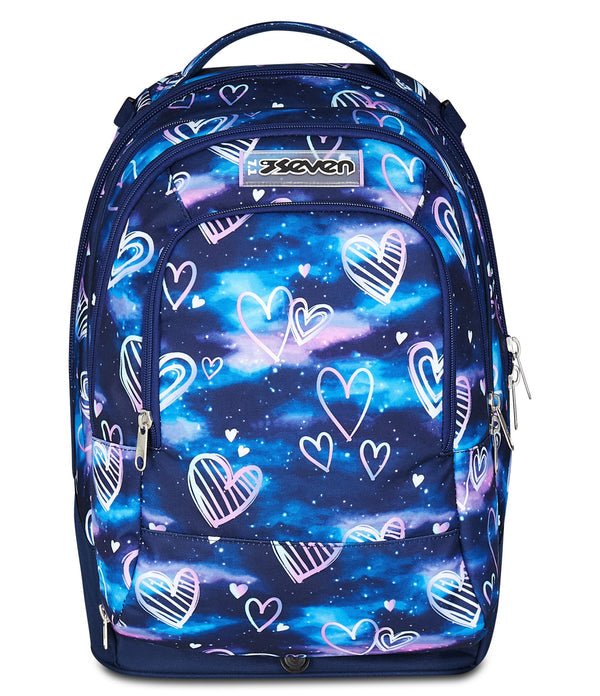 Trolley Jack Seven 3 Ruote Detach Gloomy Heart – Zaino e Trolley 3 in 1 - Quiscuola.it – Zaini, Astucci e Diari Scuola