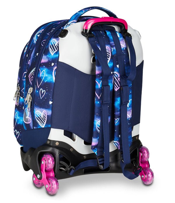 Trolley Jack Seven 3 Ruote Detach Gloomy Heart – Zaino e Trolley 3 in 1 - Quiscuola.it – Zaini, Astucci e Diari Scuola