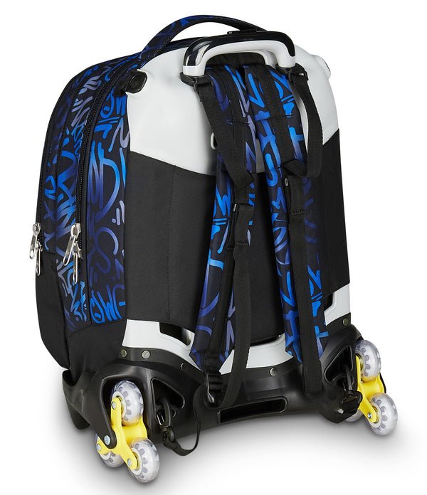 Trolley Seven Jack 3WD Hidden Spot Boy – Zaino Trolley 3 in 1 con Zainetto Staccabile - Quiscuola.it