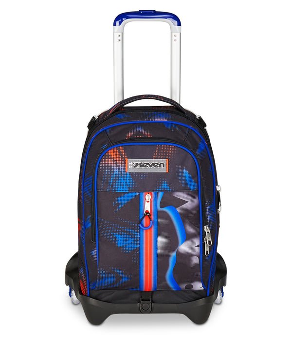 Trolley Seven Jack 3WD Optical Shade Boy – Zaino e Trolley 3 in 1 da 34 Lt - Quiscuola.it – Zaini, Astucci e Diari Scuola