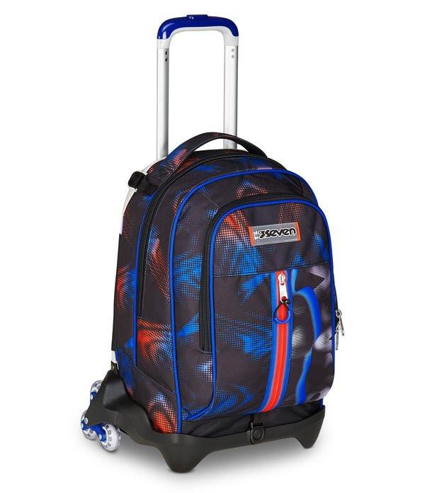 Trolley Seven Jack 3WD Optical Shade Boy – Zaino e Trolley 3 in 1 da 34 Lt.