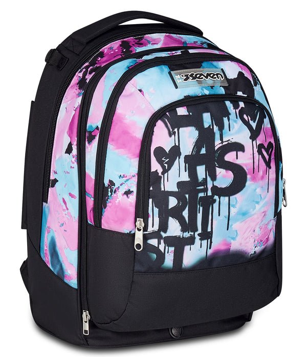 Trolley Seven Jack 3WD Quick Graffiti Girl – Zaino 3 in 1 con Ruote Laterali - Quiscuola.it – Zaini, Astucci e Diari Scuola